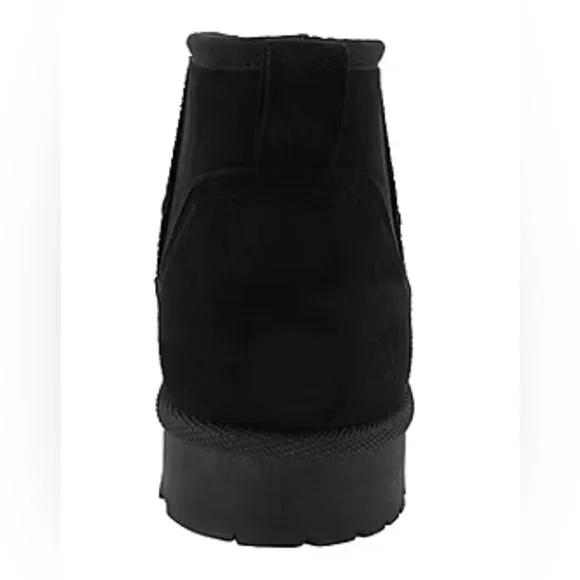 Pop Women’s Rhemmy Black Flat Heel Winter Boots - Picture 5 of 7